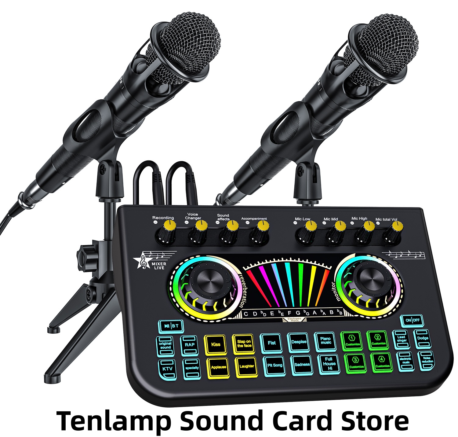 Audio Music Voice Changer - Tenlamp Sound Board to Play Music