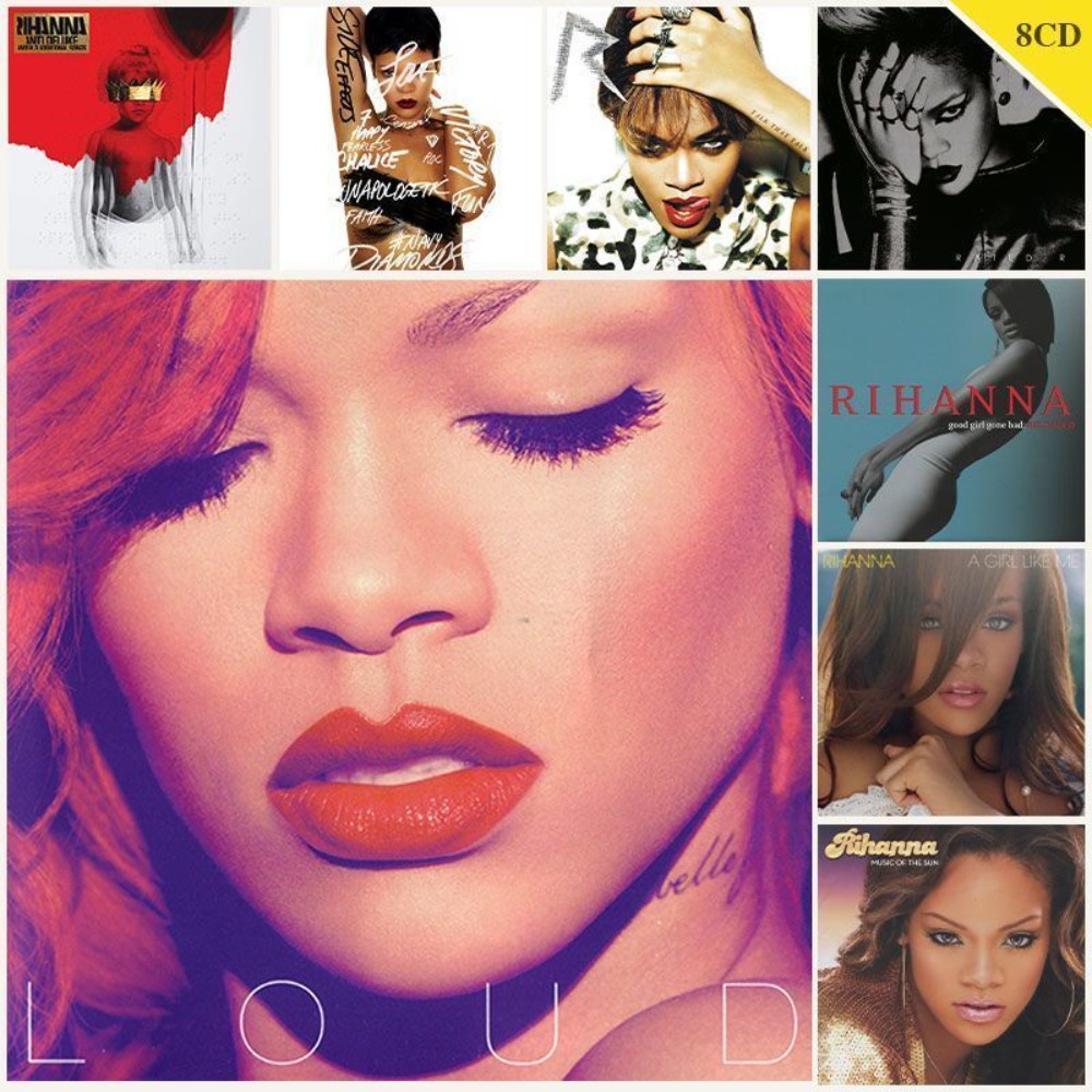 Audio Music Original - Rihanna 8CD（only Disc）Collection Album Compilation Lossless