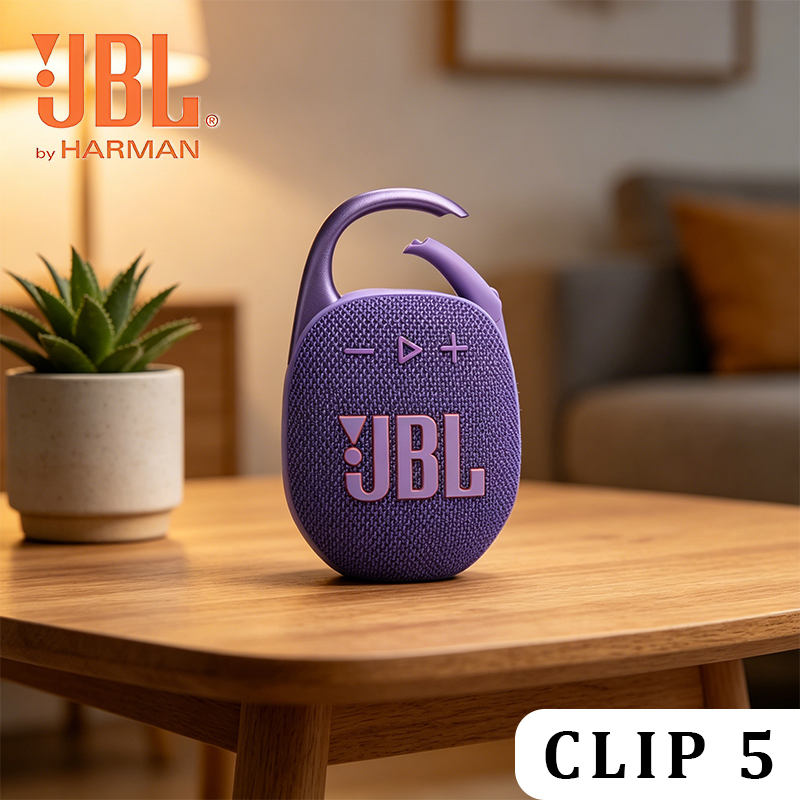 Audio To Music Generator - JBL CLIP5 Waterproof Mini Bluetooth Speaker