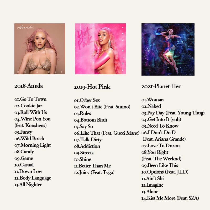 Doja Cat 6CD Music Album Colle - Audio Music Original recensione e prezzo