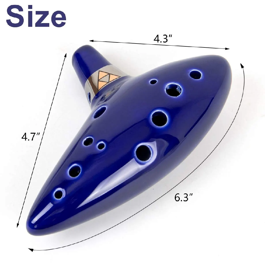 Ocarina,12 Tones Alto C Cerami - Ocarina Ceramic recensione e prezzo