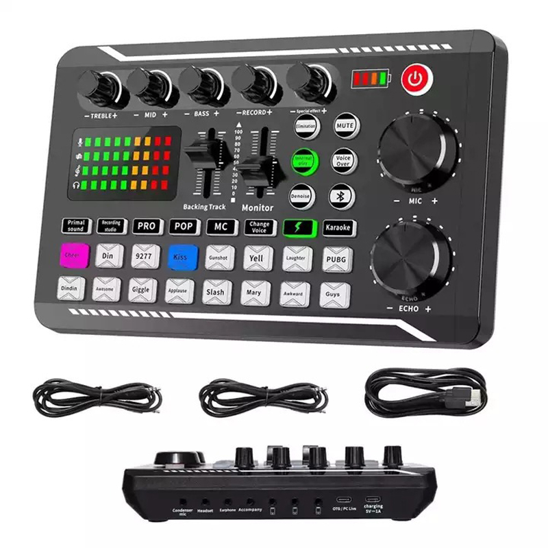 F998 Live Sound Card Audio Tun - Audio Music Voice Changer recensione e prezzo