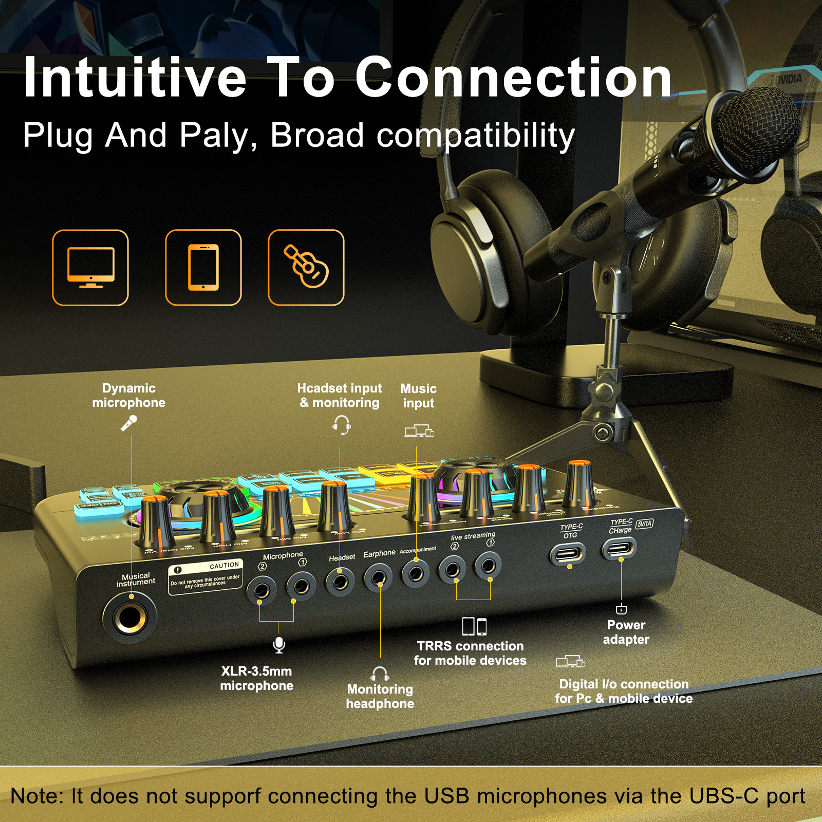 Tenlamp Sound Board to Play Mu - Audio Music Voice Changer recensione e prezzo