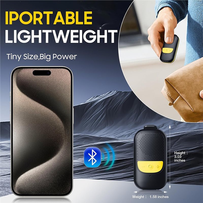 B68C Clip-On Portable Bluetoot - Audio Music Online recensione e prezzo