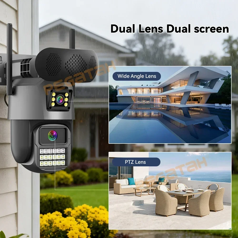 8MP Outdoor Security Camera wi - Audiovision Music Player recensione e prezzo