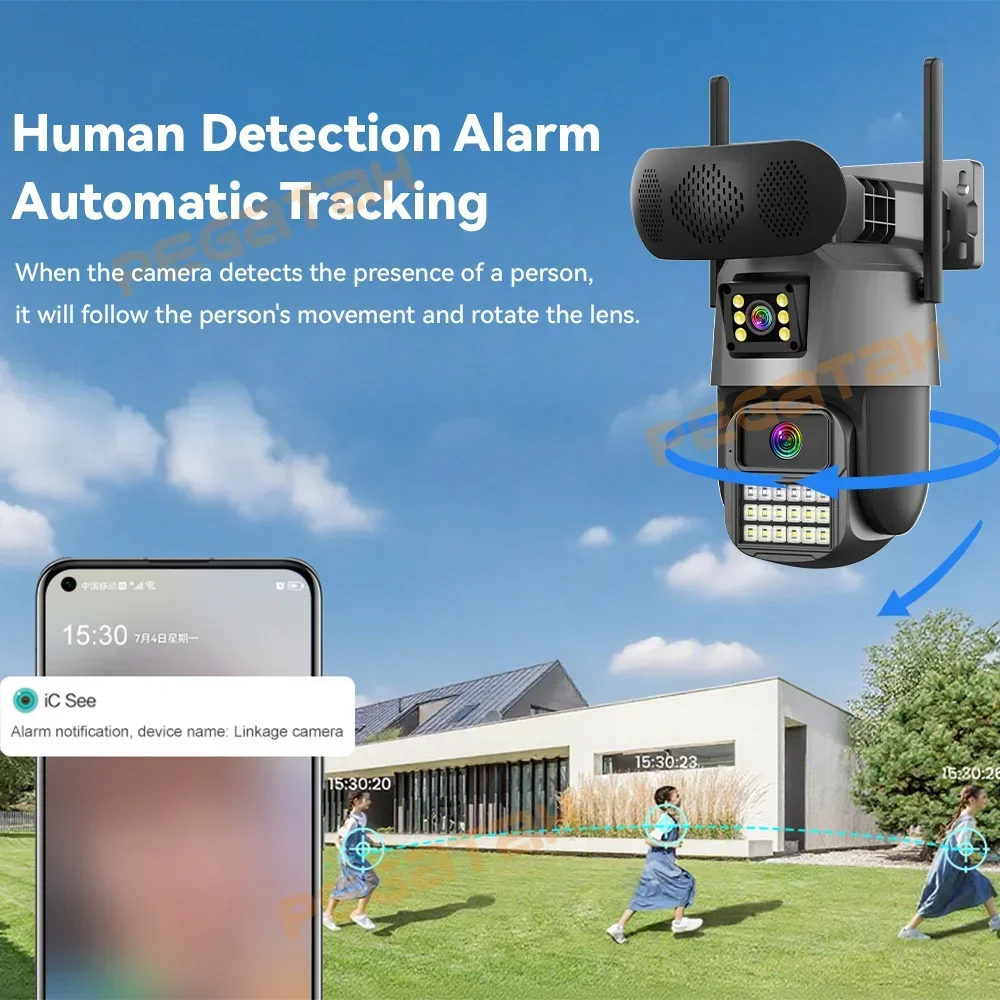 8MP Outdoor Security Camera wi - Audiovision Music Player recensione e prezzo