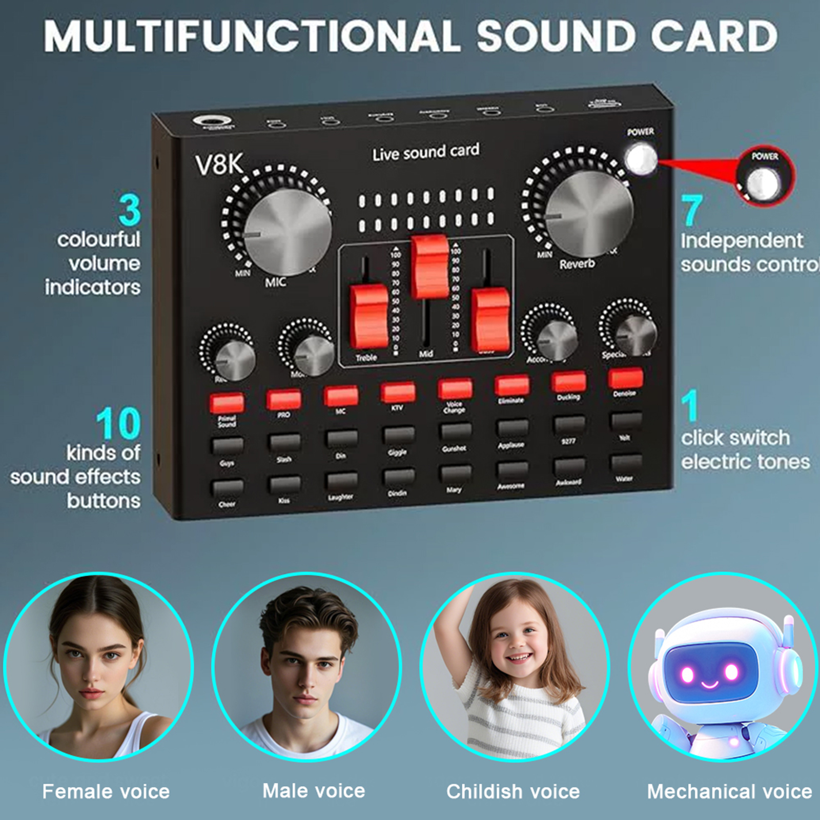 All-in-One Recording Equipment - Audio Music Voice Changer recensione e prezzo