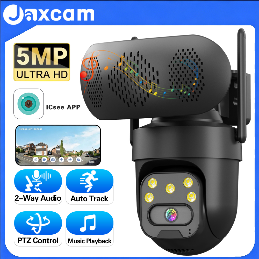 5MP HD WiFi IP Camera with Mus - Audiovision Music Player recensione e prezzo