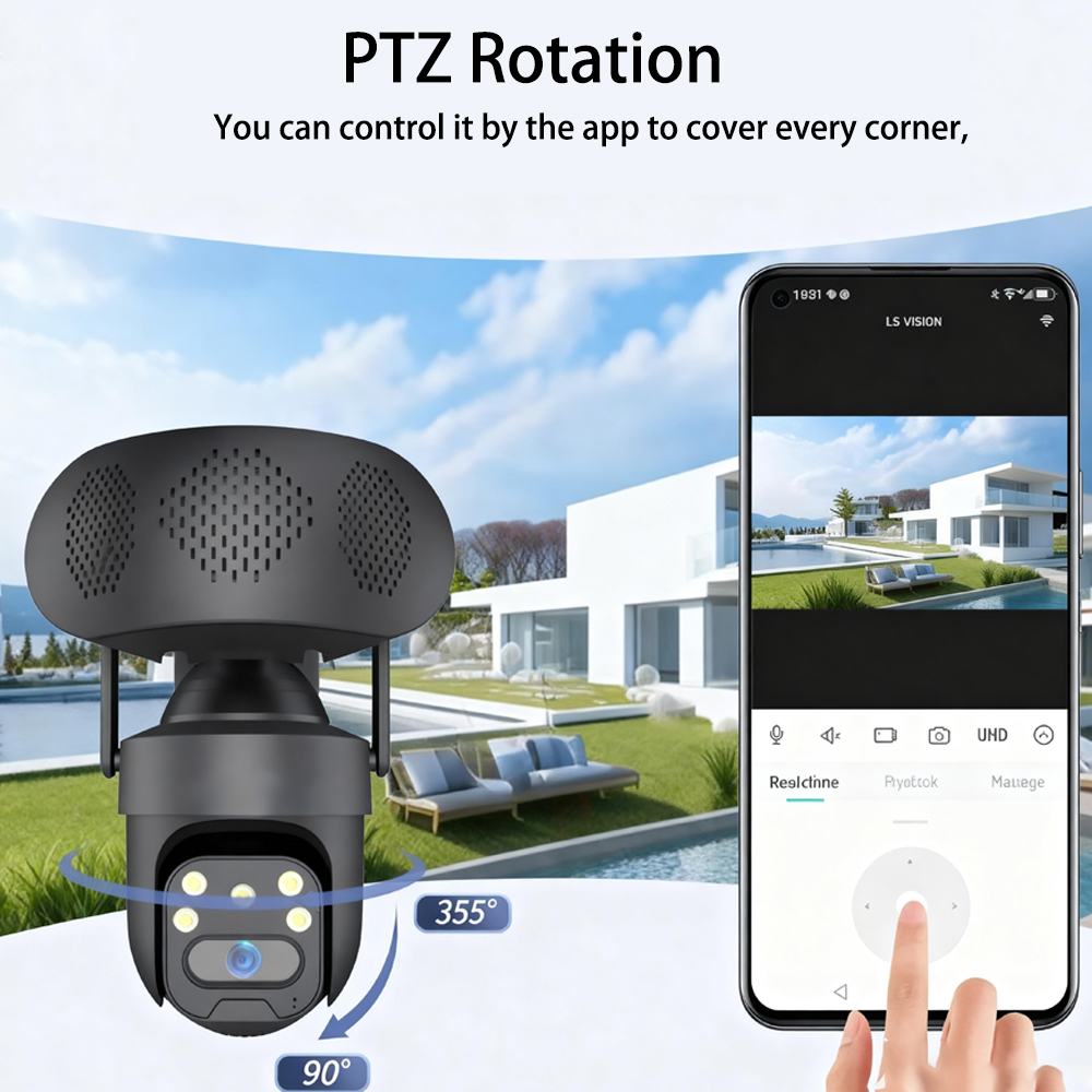 5MP HD WiFi IP Camera with Mus - Audiovision Music Player recensione e prezzo