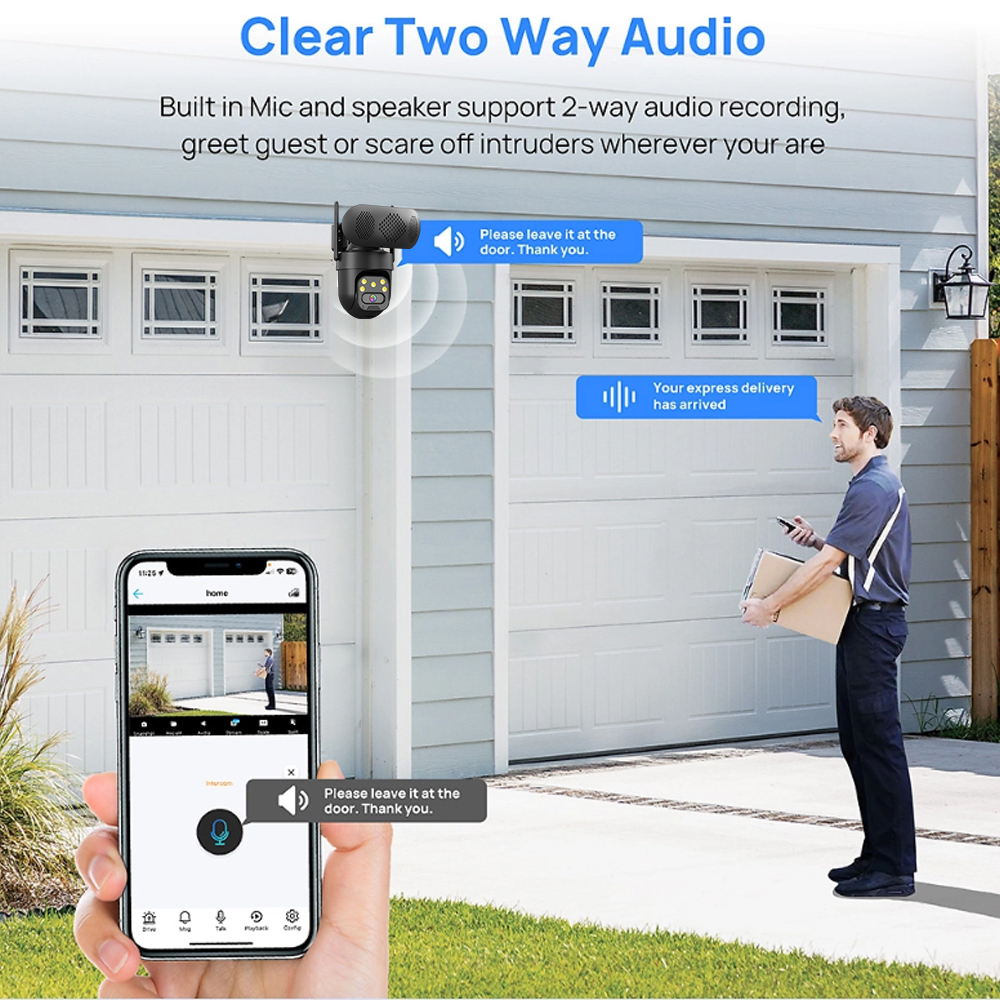 5MP HD WiFi IP Camera with Mus - Audiovision Music Player recensione e prezzo