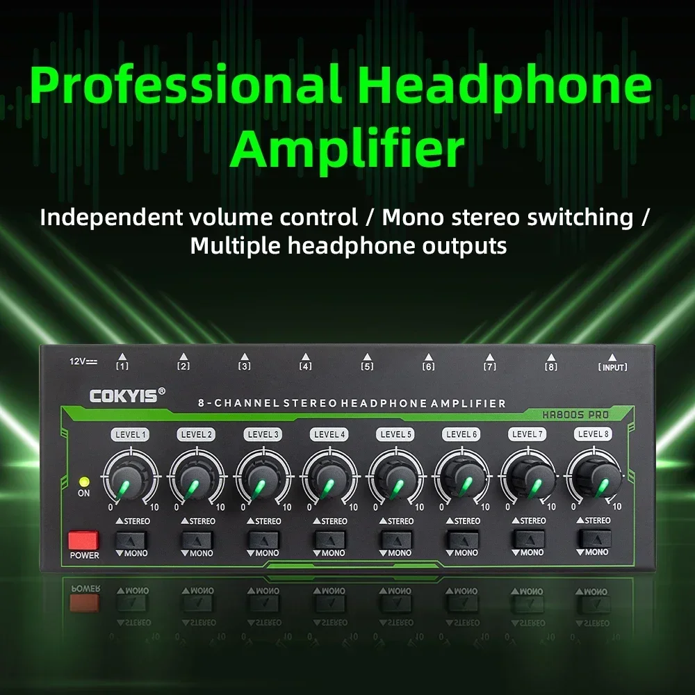 HA800 PRO 8 Channel Headphone  - Audio Without Music recensione e prezzo
