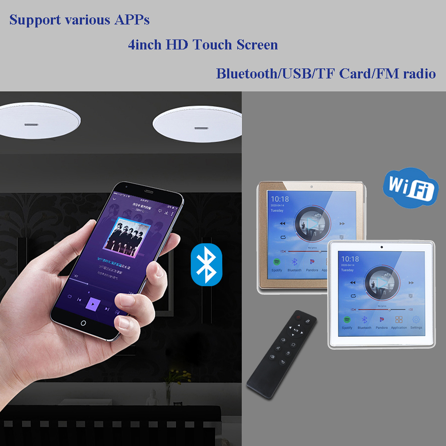 Android WiFi Bluetooth In Wall - Audio Music Online recensione e prezzo