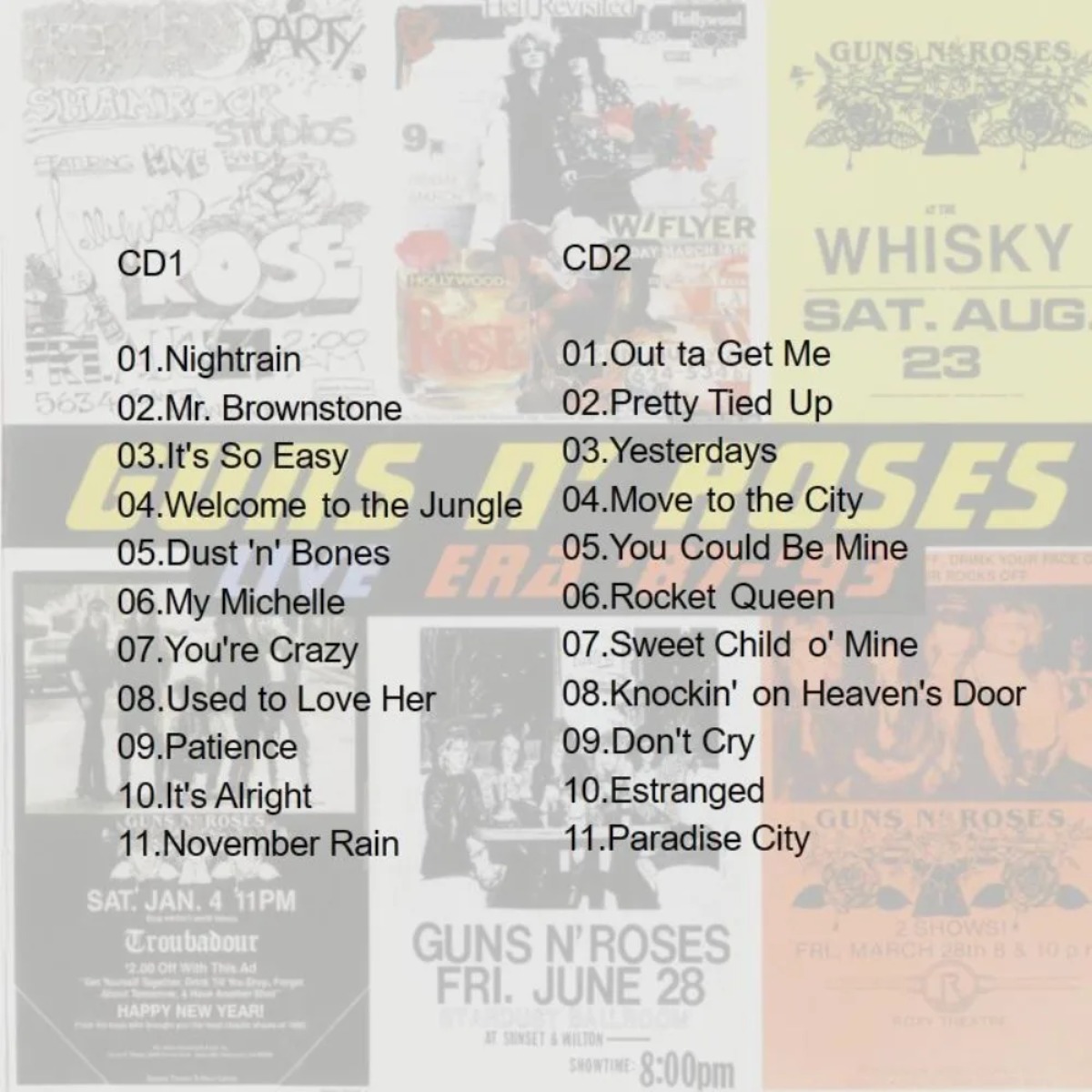 Guns N'Roses Live Era '87-93 2 - Audio Music Cover recensione e prezzo