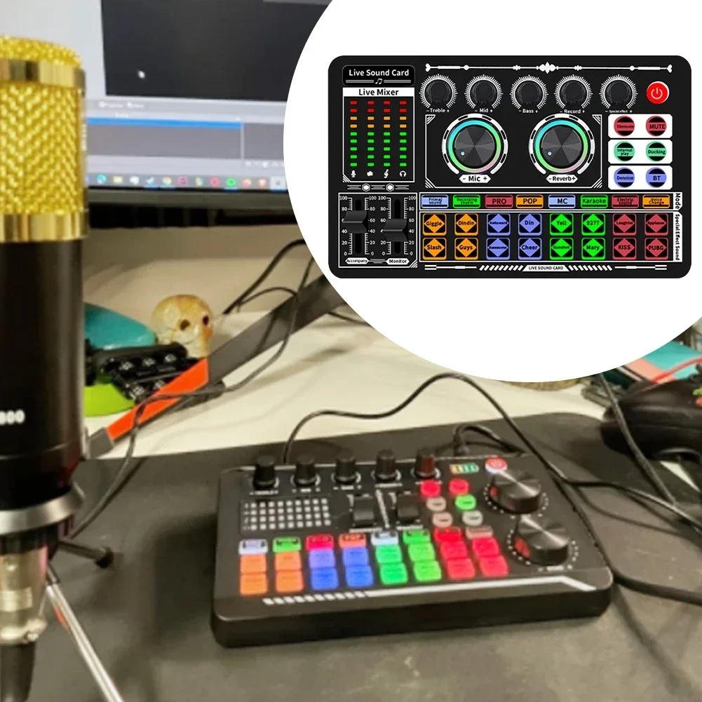 USB Audio Mixer Live Sound Car - Audio Music Voice Changer recensione e prezzo