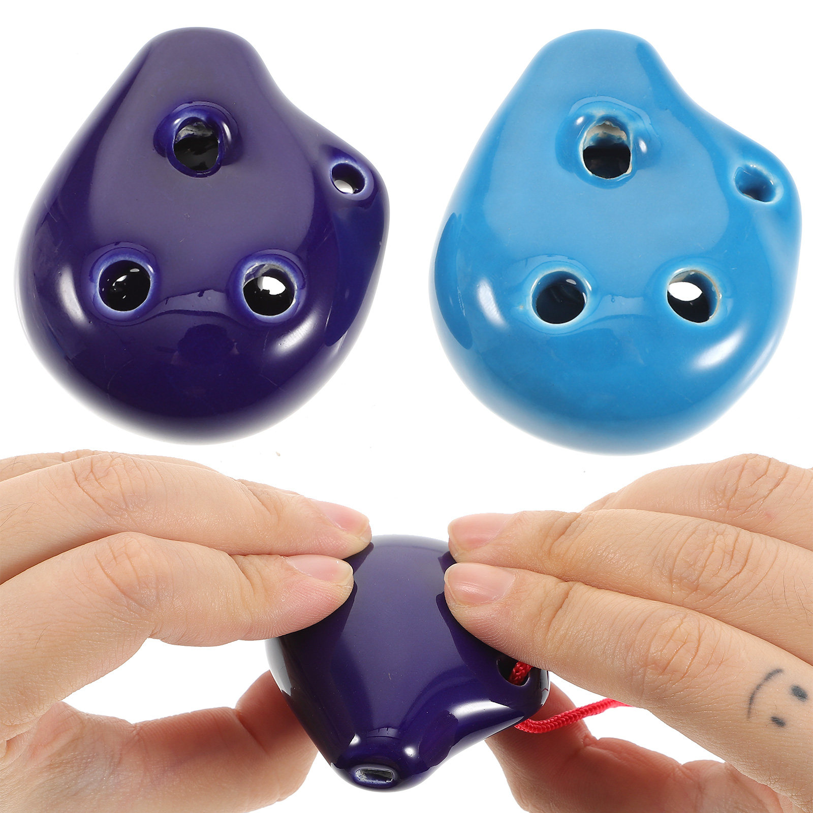 2Pcs 6 Hole Mini Ocarina Ceram - Ocarina Ceramic recensione e prezzo