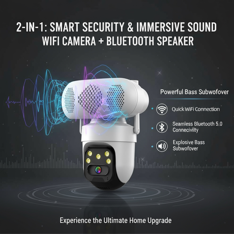 ICSEE 5MP WiFi PTZ IP Camera w - Audiovision Music Player recensione e prezzo