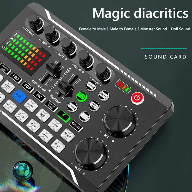 F998 Live Sound Card Audio DJ  - Audio Music Voice Changer recensione e prezzo