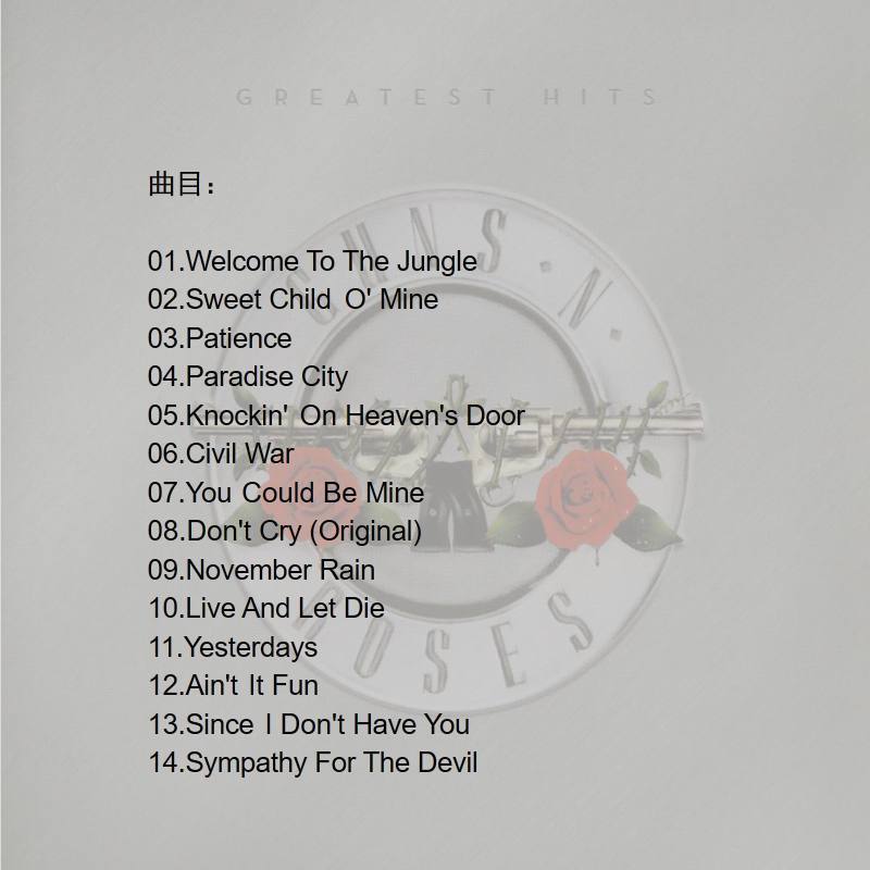 Guns N' Roses Greatest Hits 1C - Audio Music Cover recensione e prezzo