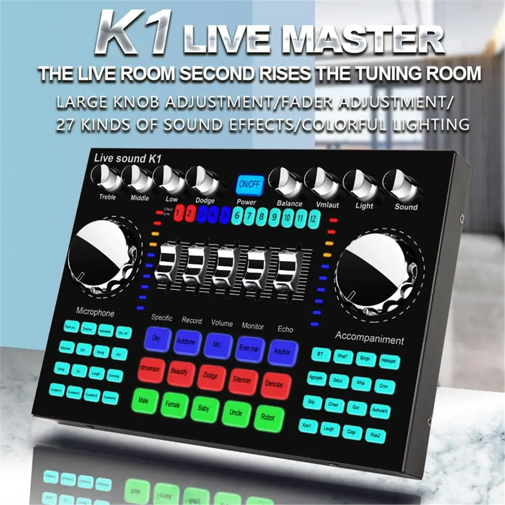 K1 Live Sound Card Voice Chang - Audio Music Voice Changer recensione e prezzo