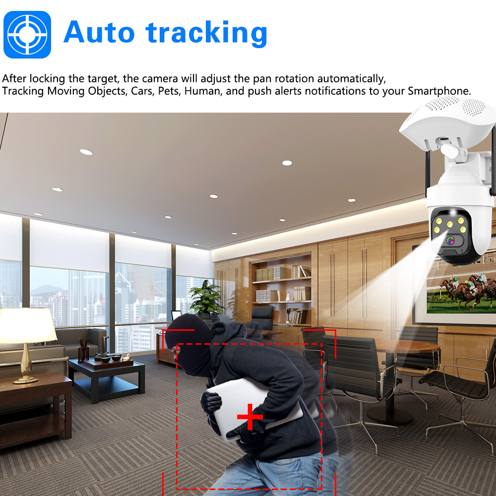ICSEE 5MP WiFi PTZ IP Camera w - Audiovision Music Player recensione e prezzo
