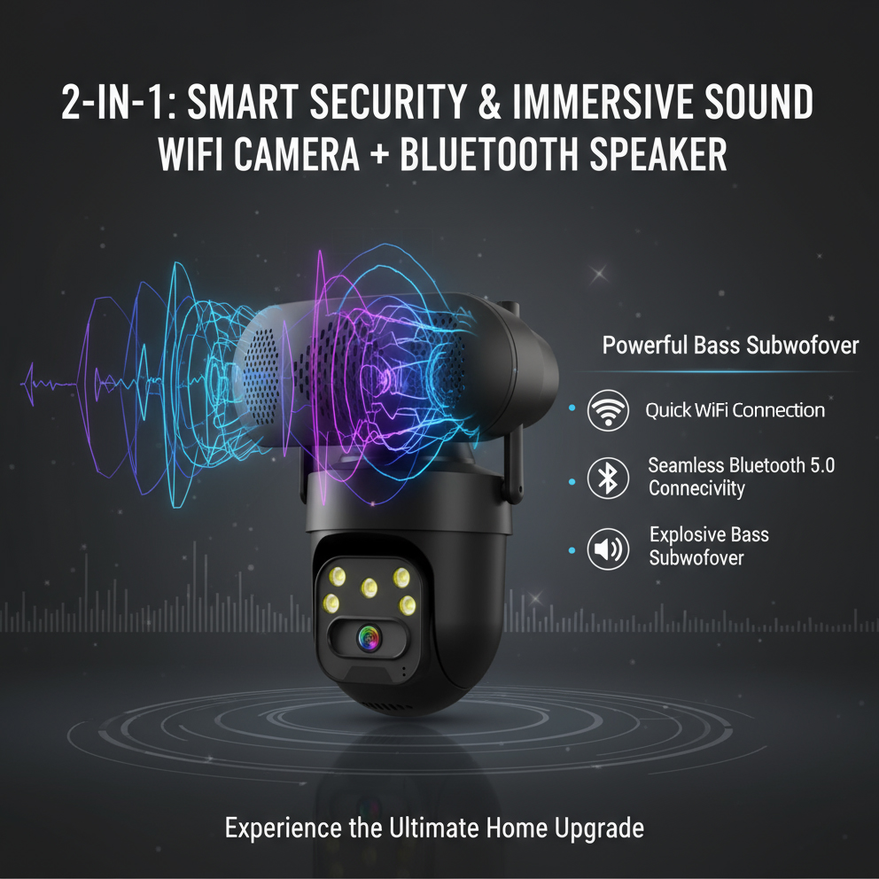 ICSEE 5MP WiFi PTZ IP Camera w - Audiovision Music Player recensione e prezzo